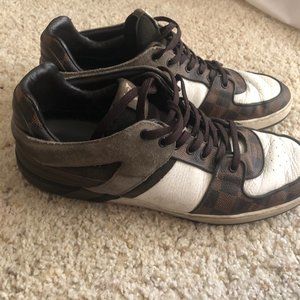 Louis Vuitton, Shoes, Louis Vuitton Ace Brown Damier Sneaker 95